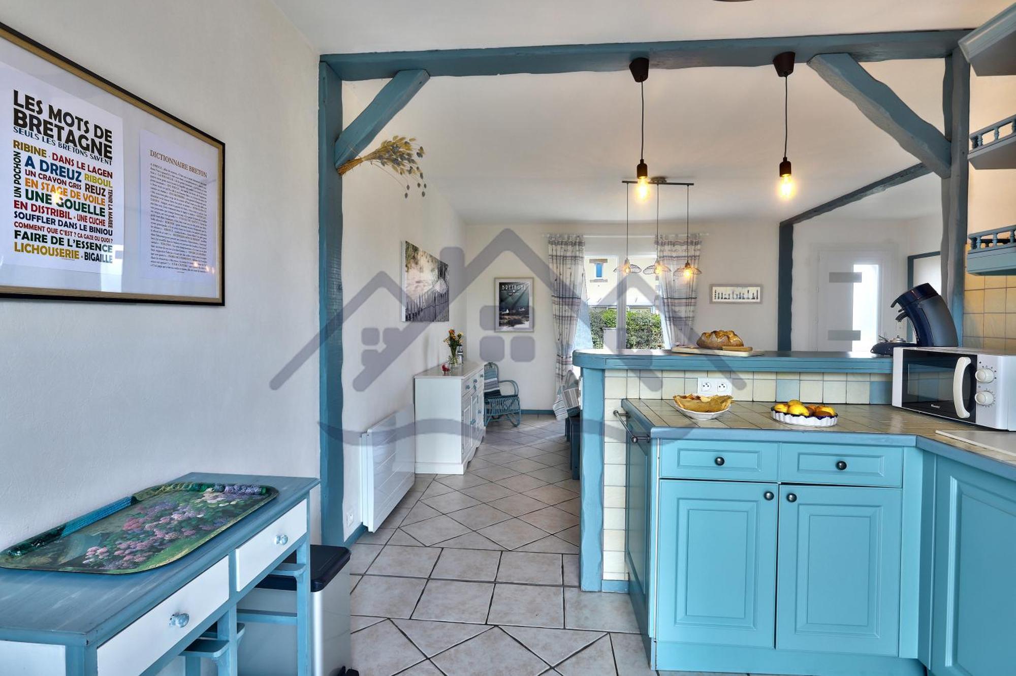 Localise - M3B - Souvenir Du Guil - Maison De Plain-Pied Avec Jardin Clos Au Guilvinec - Tout A Pied, Plages, Port, Centre, Commerces, Marche - Wif Inclus - Linge De Lit Inclus - Animaux Bienvenus 외부 사진